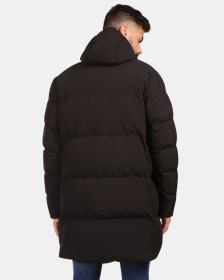 KILPI NELSON-M Černý pánský zateplený kabát