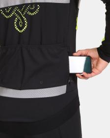 KILPI NERETO-M Žlutá pánská softshellová cyklistická bunda