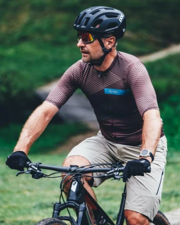 Kilpi NERITO-M tmavě červený pánský cyklistický dres