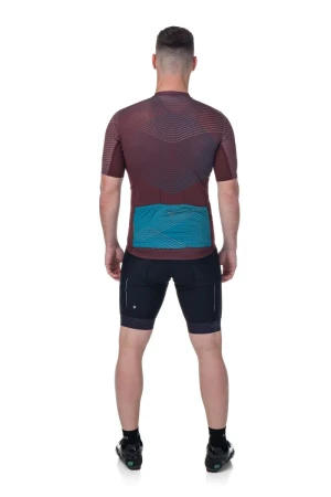 Kilpi NERITO-M tmavě červený pánský cyklistický dres