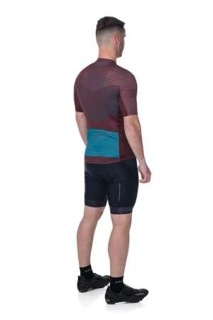 Kilpi NERITO-M tmavě červený pánský cyklistický dres