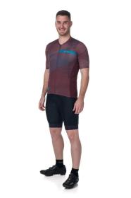 Kilpi NERITO-M tmavě červený pánský cyklistický dres POUZE XXL (VÝPRODEJ)