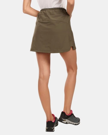 KILPI NINA-W Khaki dámská outdoorová sukně