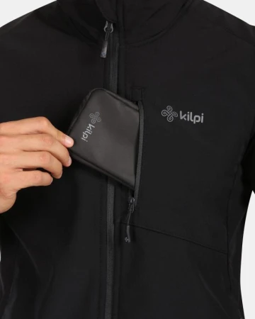 KILPI NOIL-M Černá pánská softshellová vesta