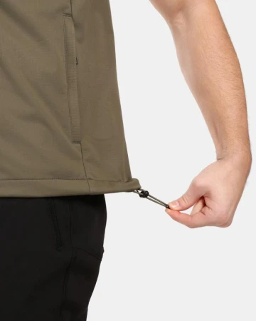 KILPI NOIL-M Khaki pánská softshellová vesta