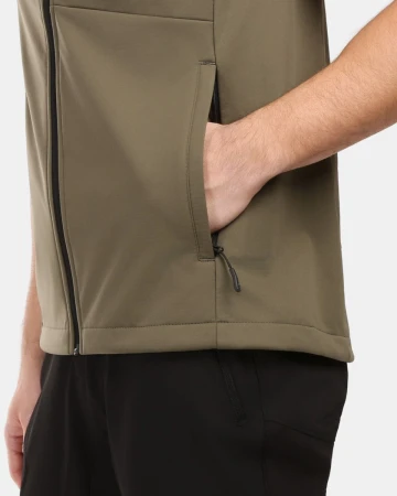 KILPI NOIL-M Khaki pánská softshellová vesta