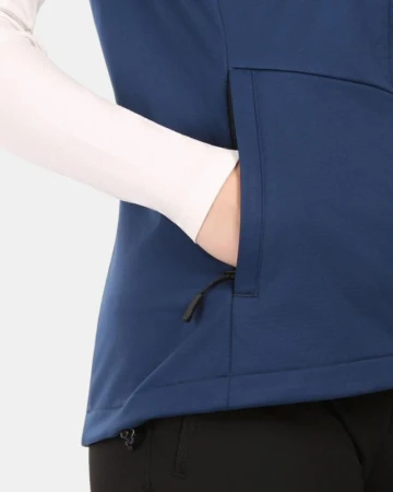 KILPI NOIL-W Tmavě modrá dámská softshellová vesta