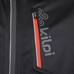 KILPI NORDIM-M Čierna pánska bežecká bunda