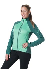 KILPI NORDIM-W Tmavozelená dámska bežecká bunda