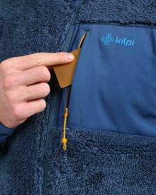 KILPI NORKA-M Tmavě modrá pánská hřejivá mikina