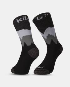 KILPI NORS-U Černé unisex turistické ponožky KILPI NORS-U Černé unisex turistické ponožky