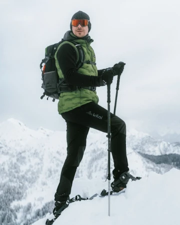 KILPI NUUK-M černé pánské outdoorové kalhoty
