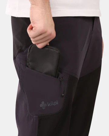 KILPI OLPRA-M Černé pánské 3/4 outdoorové kalhoty