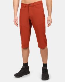 KILPI OLPRA-M Hnedé pánske 3/4 outdoorové nohavice