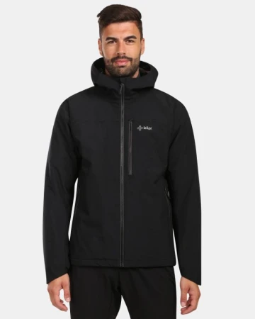 KILPI OLVERA-M Černá pánská outdoorová bunda
