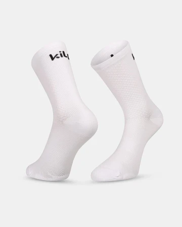 KILPI ONIC-U Bílé unisex cyklistické ponožky