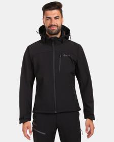 KILPI ONTAVIO-M Černá pánská softshellová bunda KILPI ONTAVIO-M Černá pánská softshellová bunda