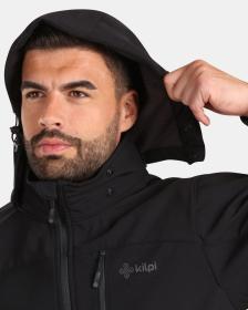 KILPI ONTAVIO-M Černá pánská softshellová bunda