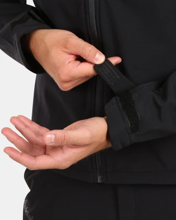 KILPI ONTAVIO-M Černá pánská softshellová bunda
