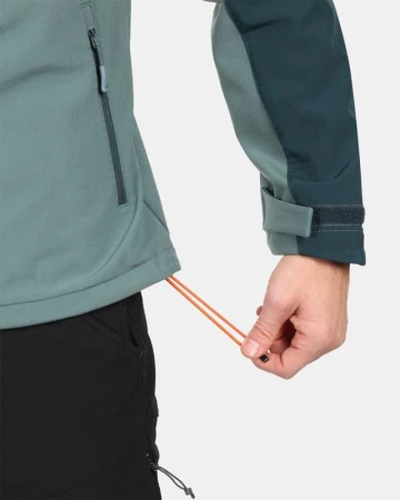 KILPI ONTAVIO-M Khaki pánská softshellová bunda