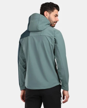 KILPI ONTAVIO-M Khaki pánská softshellová bunda