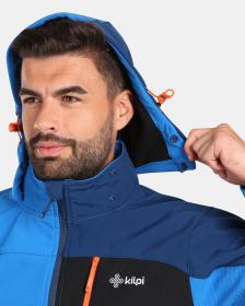 KILPI ONTAVIO-M Modrá pánská softshellová bunda