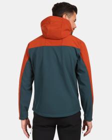 KILPI ONTAVIO-M Tmavě zelená pánská softshellová bunda