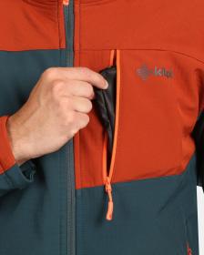 KILPI ONTAVIO-M Tmavě zelená pánská softshellová bunda