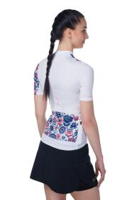 Kilpi ORETI-W bílý dámský cyklistický dres
