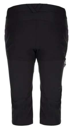 Kilpi OTARA-W černé dámské outdoorové 3/4 kalhoty