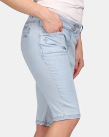 KILPI PARIVA-W Svetlomodré dámske rifľové šortky