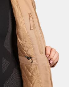 KILPI PERU-W Béžový dámský zimní kabát