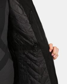 KILPI PERU-W Černý dámský zimní kabát