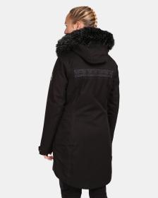 KILPI PERU-W Čierny dámsky zimný kabát