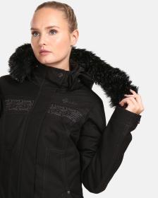 KILPI PERU-W Čierny dámsky zimný kabát
