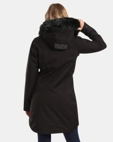 KILPI PERU-W Čierny dámsky zimný kabát