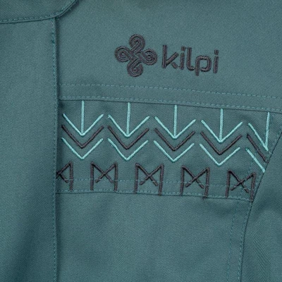 KILPI PERU-W Tmavě zelený dámský zimní kabát