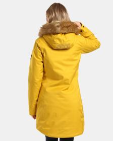 KILPI PERU-W Zlatý dámský zimní kabát