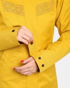 KILPI PERU-W Zlatý dámský zimní kabát