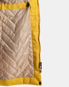 KILPI PERU-W Zlatý dámský zimní kabát