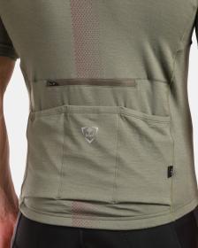 Kilpi PETRANA-M khaki pánsky cyklistický dres