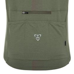 Kilpi PETRANA-M khaki pánsky cyklistický dres