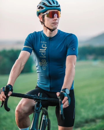 KILPI PETRANA-M Tmavě modrý pánský cyklistický dres