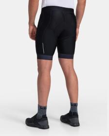 Kilpi PETRANA-M tmavě šedý merino cyklistický dres + KILPI PRESSURE-M Černé cyklistické šortky