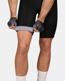 Kilpi PETRANA-M tmavě šedý merino cyklistický dres + KILPI RIDER-M Černé cyklistické kraťasy