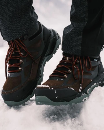 KILPI PITON HIGH WP-U Hnědá outdoorová vysoká obuv