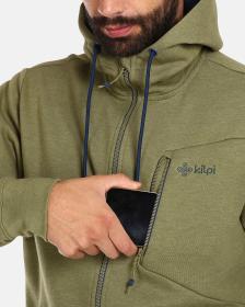 KILPI PREDA-M Zelená pánská mikina