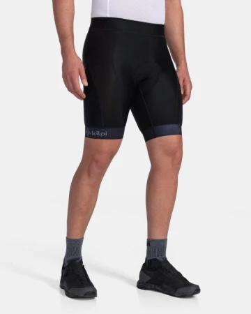 KILPI PRESSURE-M Černé pánské cyklistické kraťasy KILPI PRESSURE-M Černé pánské cyklistické kraťasy
