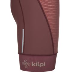 Kilpi PRESSURE-W tmavě červené dámské cyklistické šortky