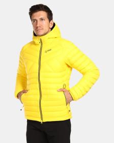 KILPI PYRAMIDEN-M Žltá pánska páperová bunda